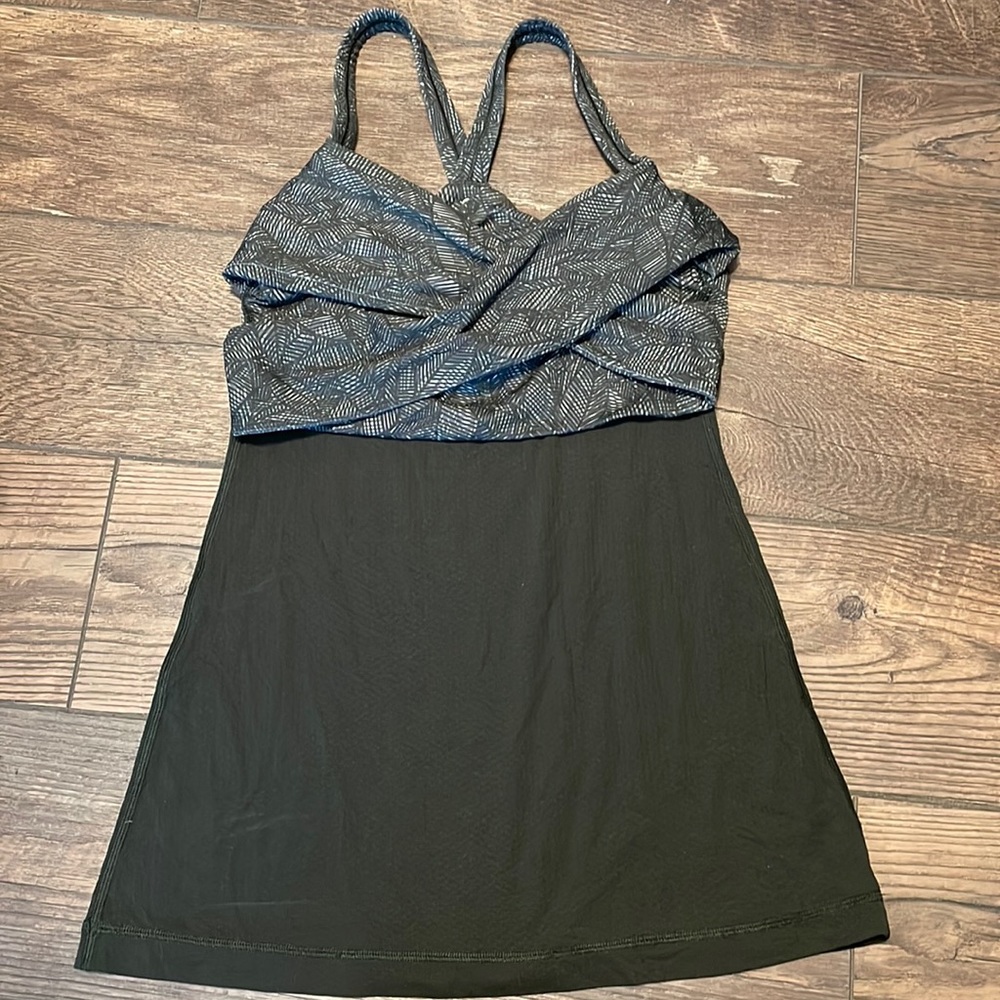 LuluLemon Forest Green Strappy Tank Top‎ 4